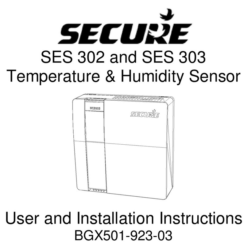 Secure SES 302 Operating instructions