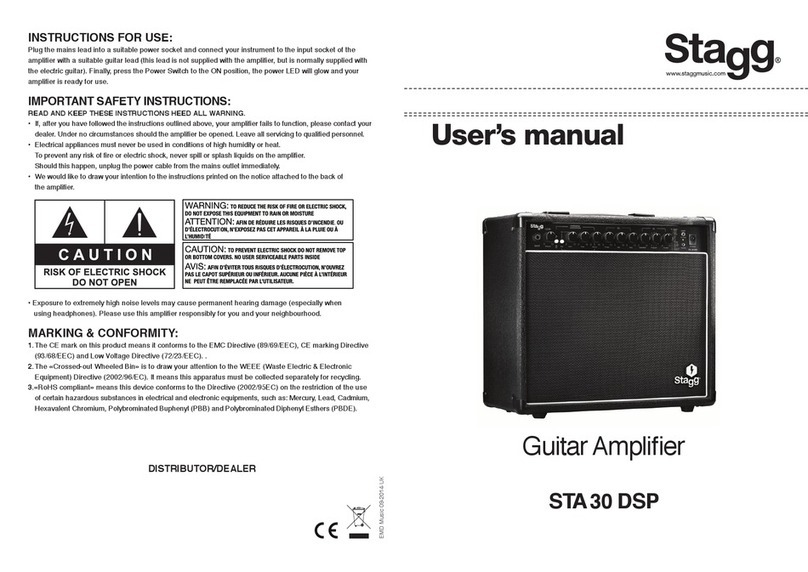 Stagg STA30 DSP User manual