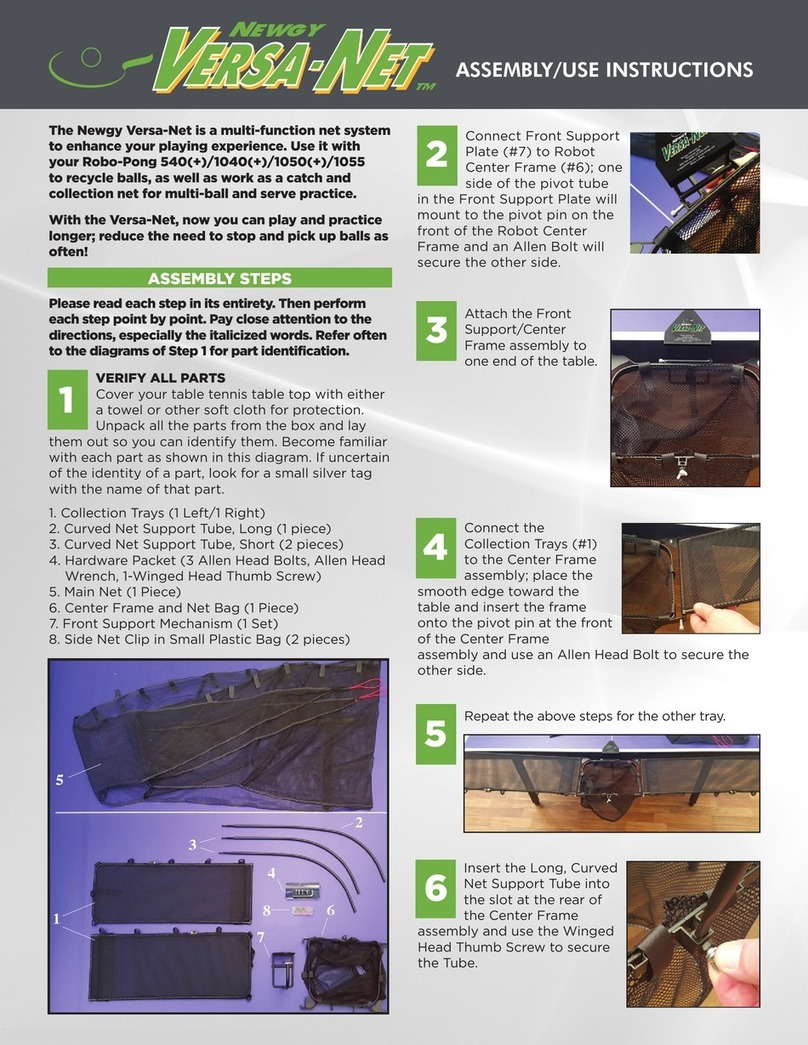 Newgy Versa-Net Assembly & use instructions