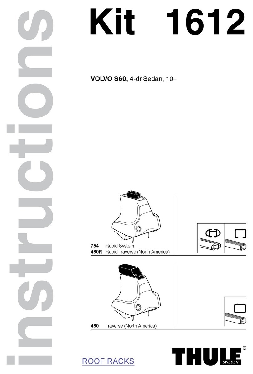 Thule 1612 User manual Thule 1612 User manual