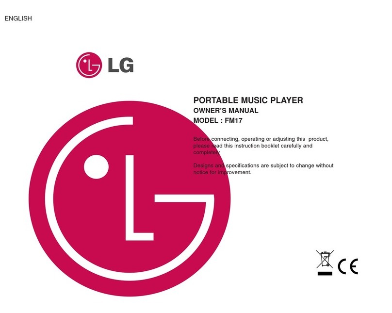 LG FM17 User manual