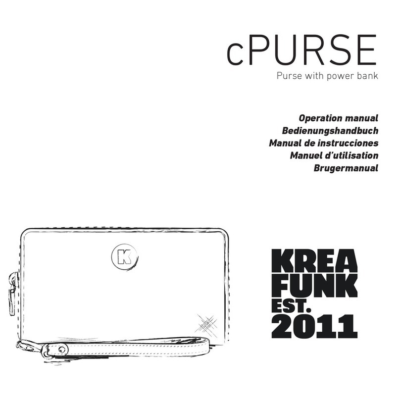 KREAFUNK cPURSE Operation manual KREAFUNK cPURSE Operation manual