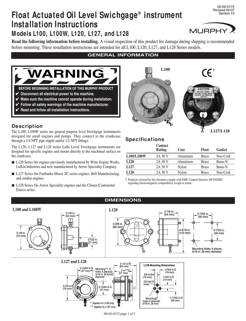 Murphy L100 User manual