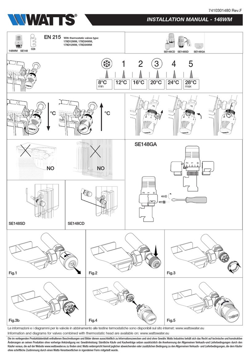 Watts 148WM User manual