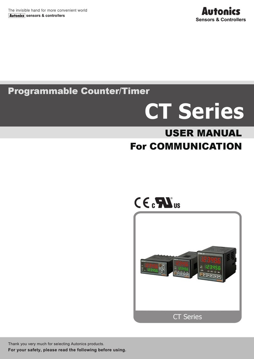 Autonics CT Series User manual