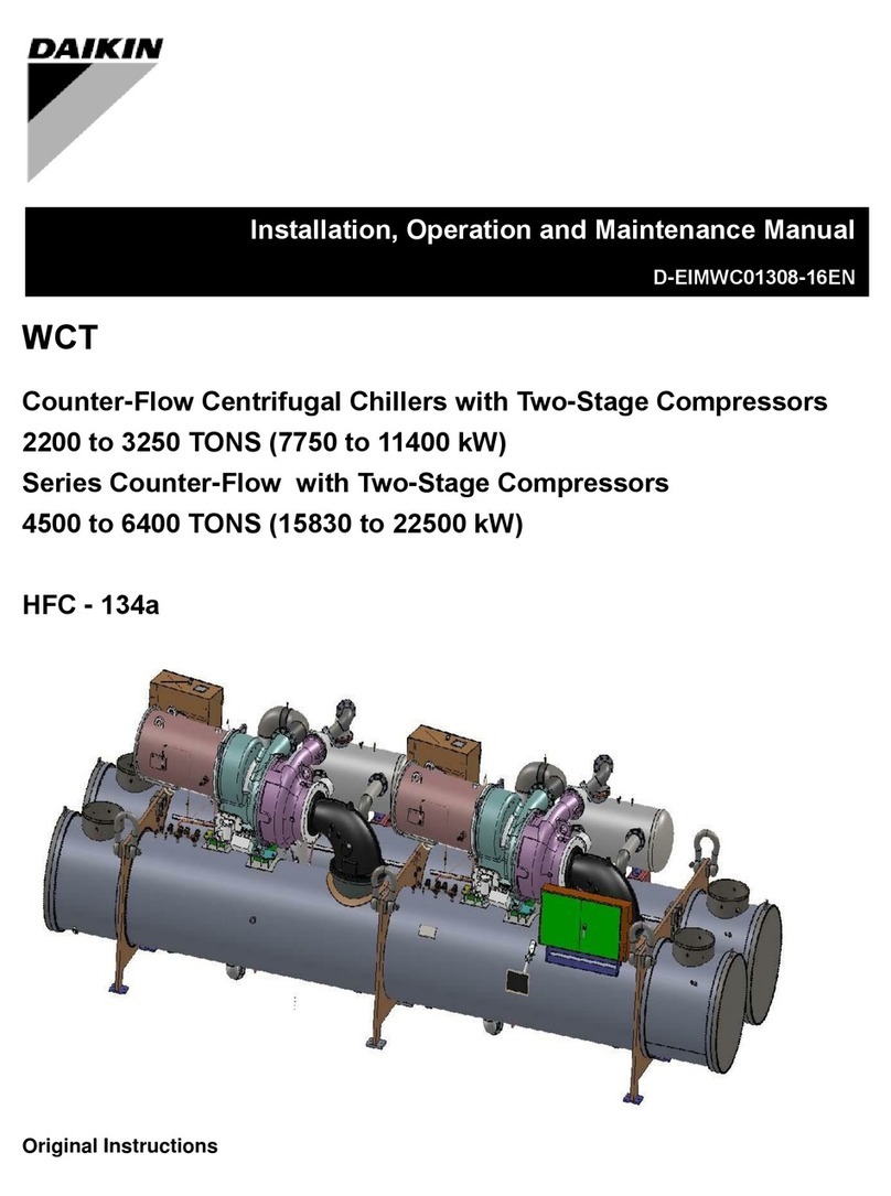 Daikin WCT Installation, operation and maintenance manual