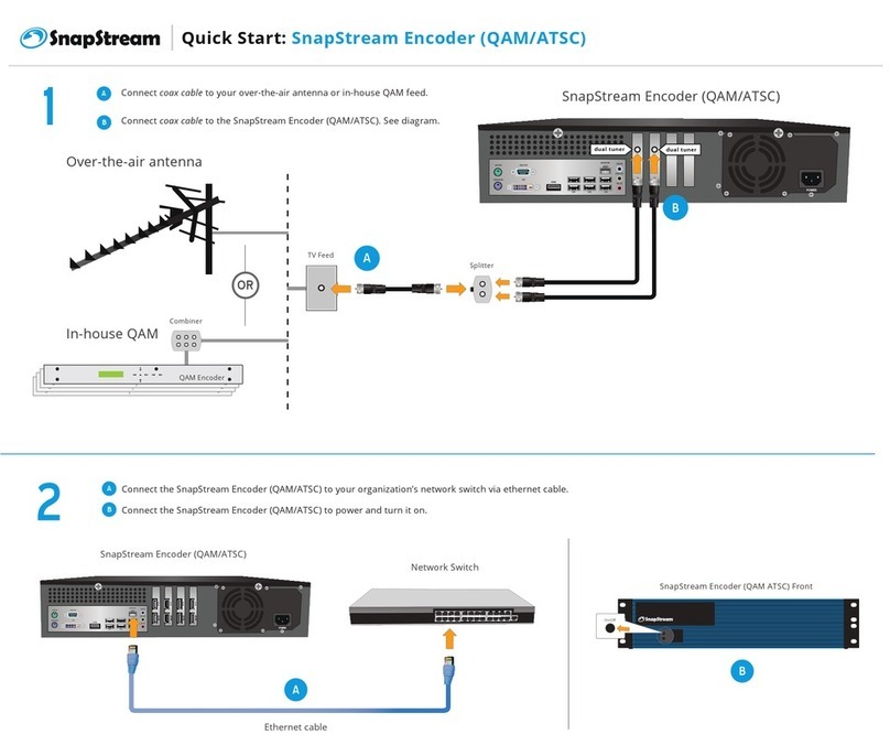 SnapStream Encoder QAM/ATSC quick start