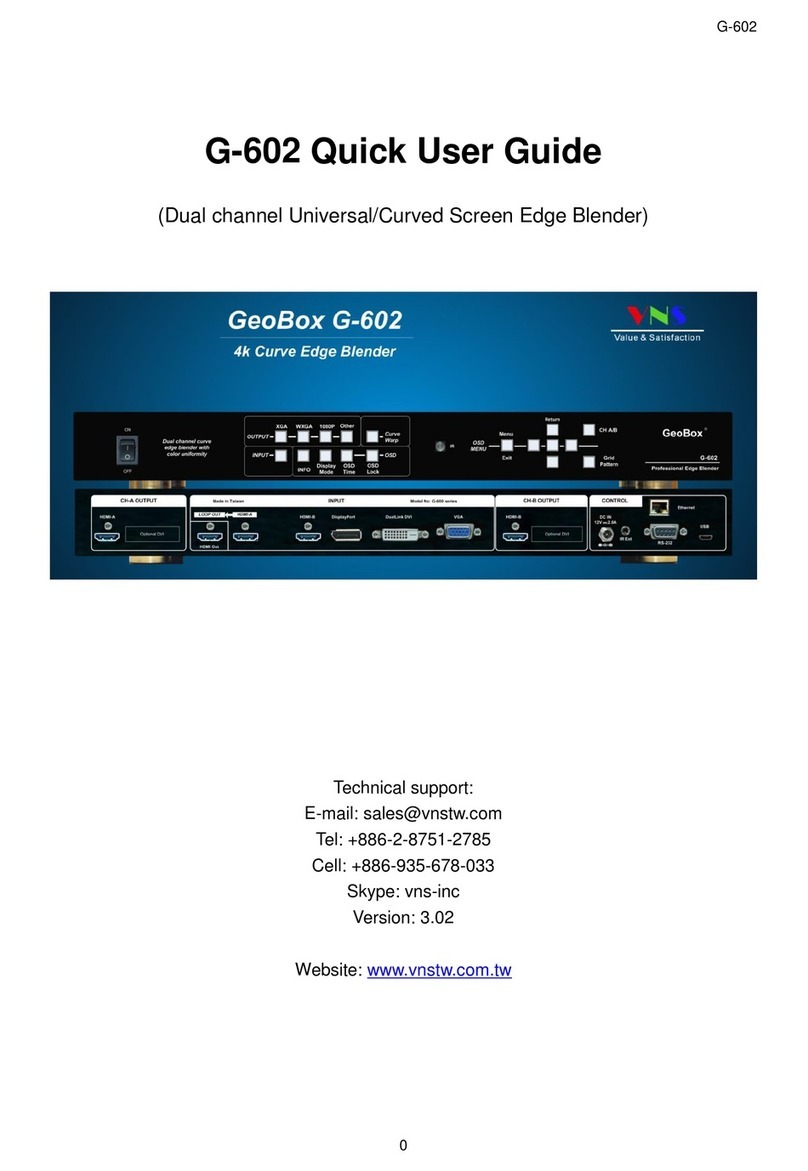 VNS GeoBox G-602 Quick user guide