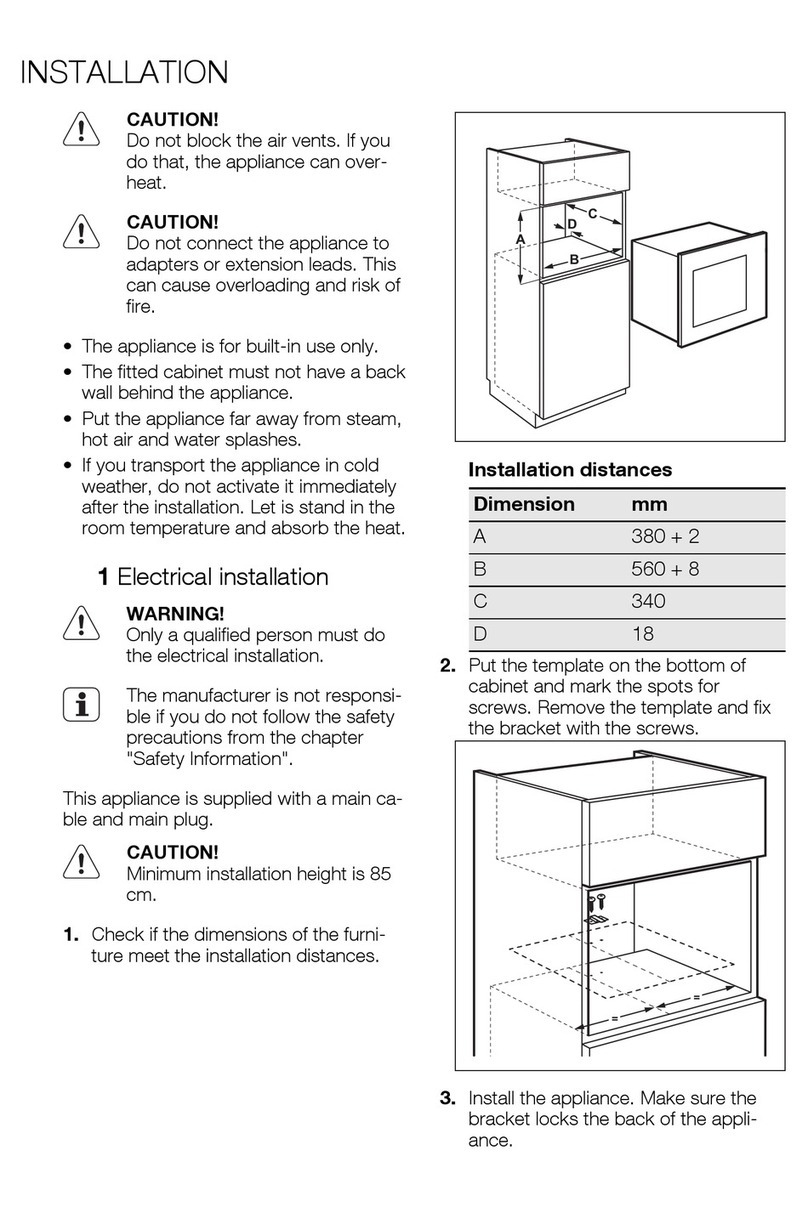 Electrolux EMS2085X Installation