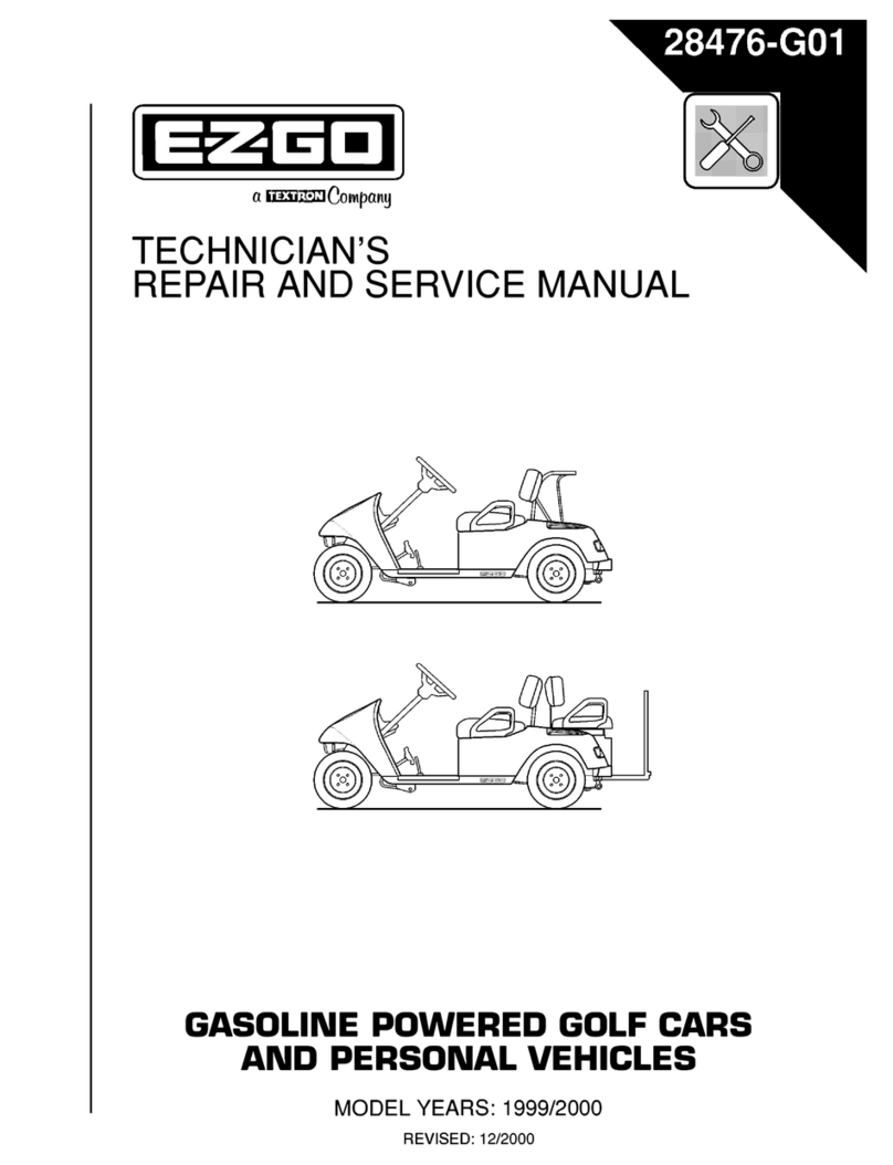 Ezgo FLEET 1999 Technician's repair and service manual