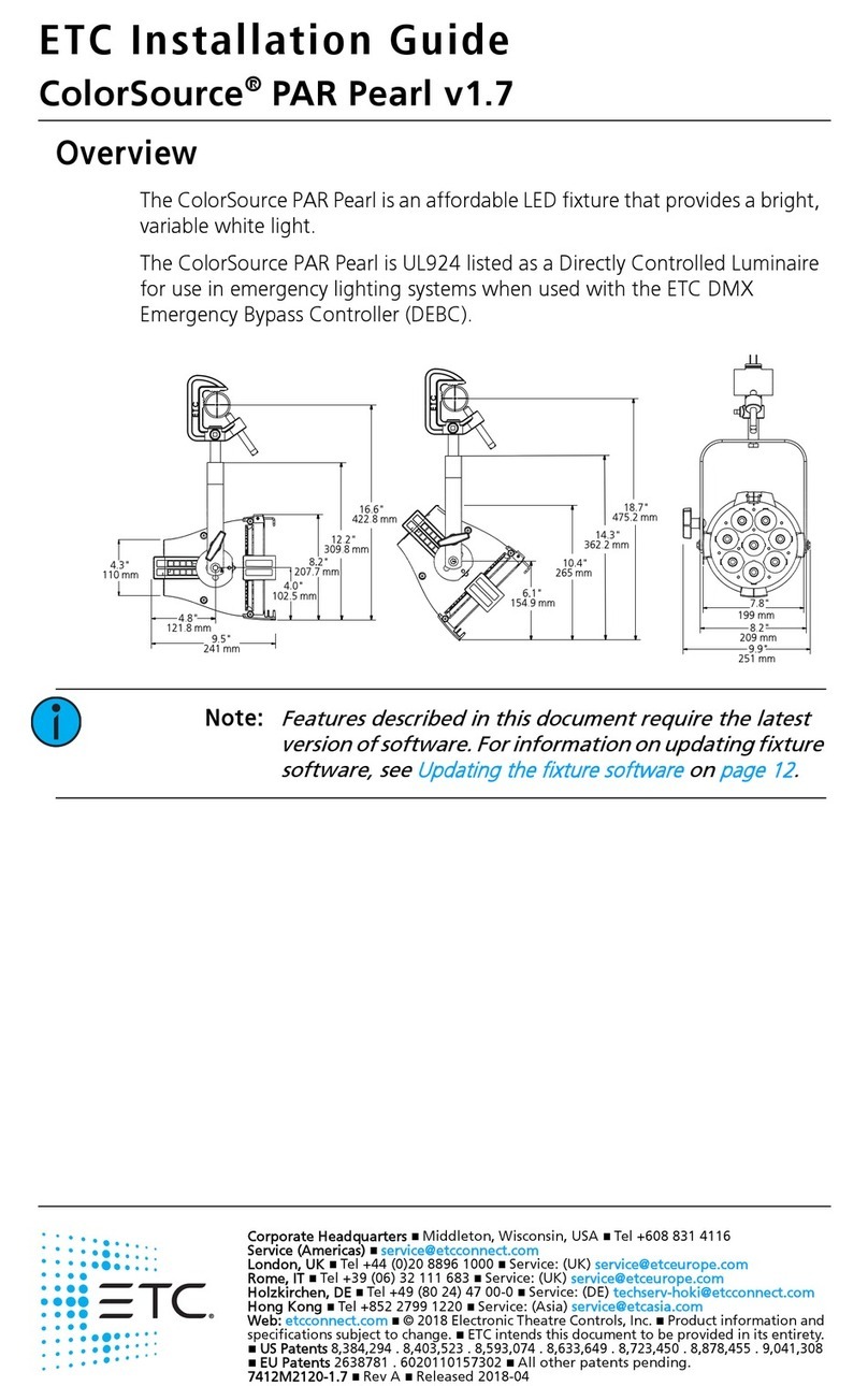 ETC ColorSource PAR Pearl installation guide