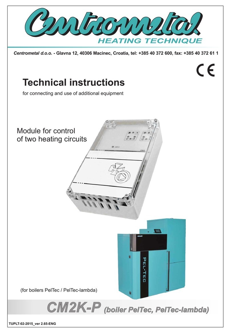 Centrometal CM2K-P Technical instructions