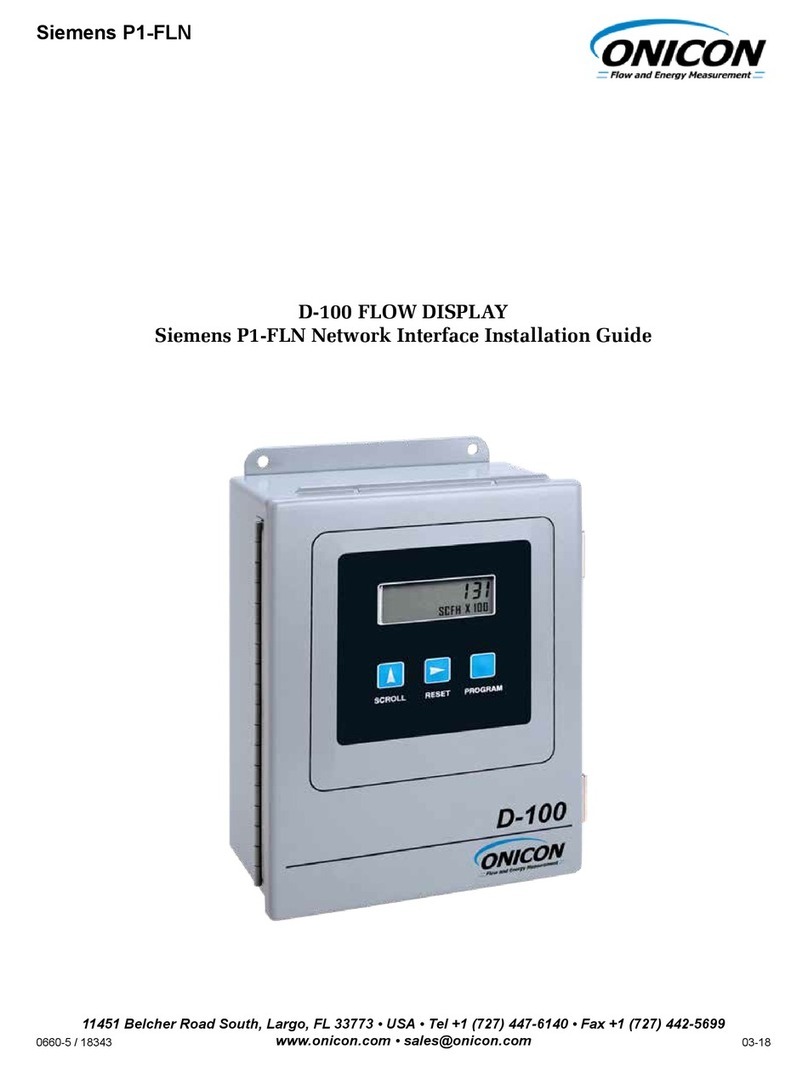 Onicon D-100 installation guide Onicon D-100 installation guide
