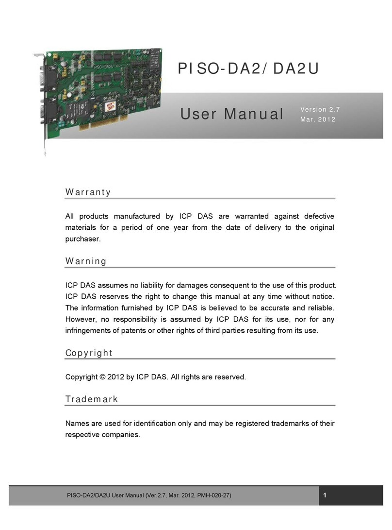 ICP DAS USA PISO-DA2 User manual