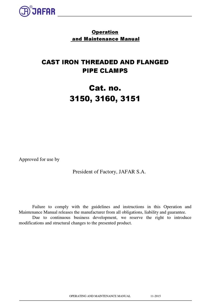 Jafar 3160 Operation and maintenance manual Jafar 3160 Operation and maintenance manual