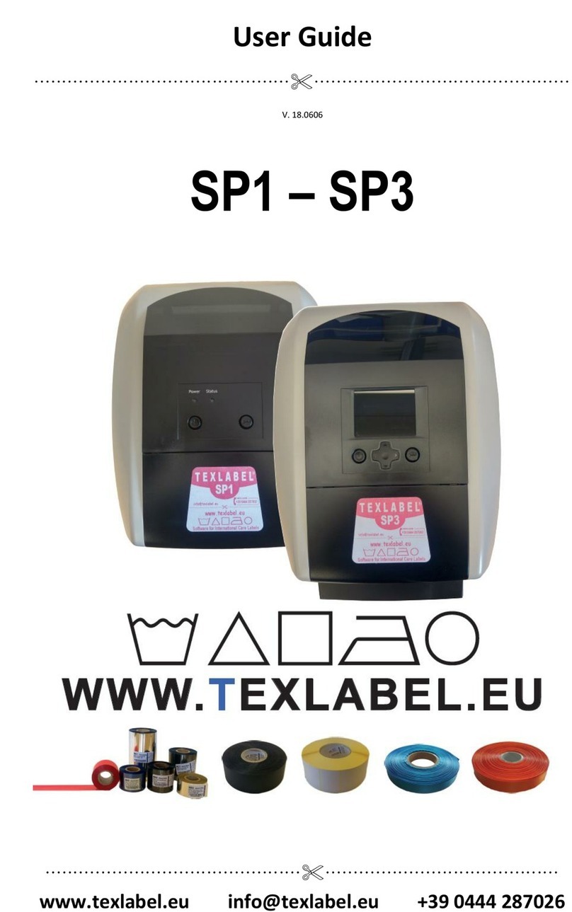 Texlabel SP1 User manual