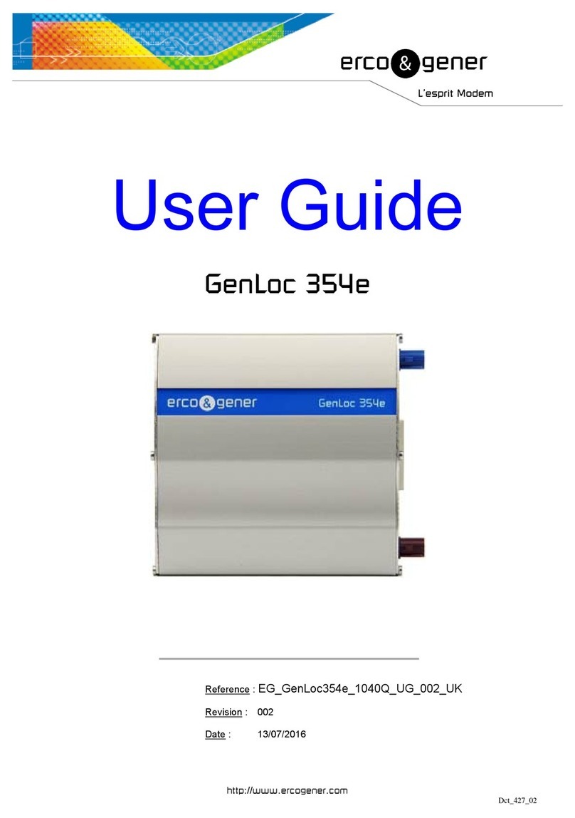 Ercogener GenLoc 354e user guide