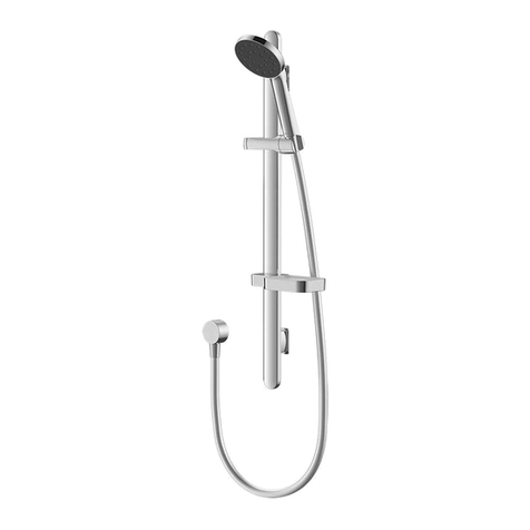 METHVEN Maku SatinJet Slide Rail Shower User manual