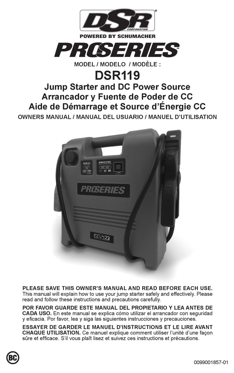 DSR Pro Series User manual