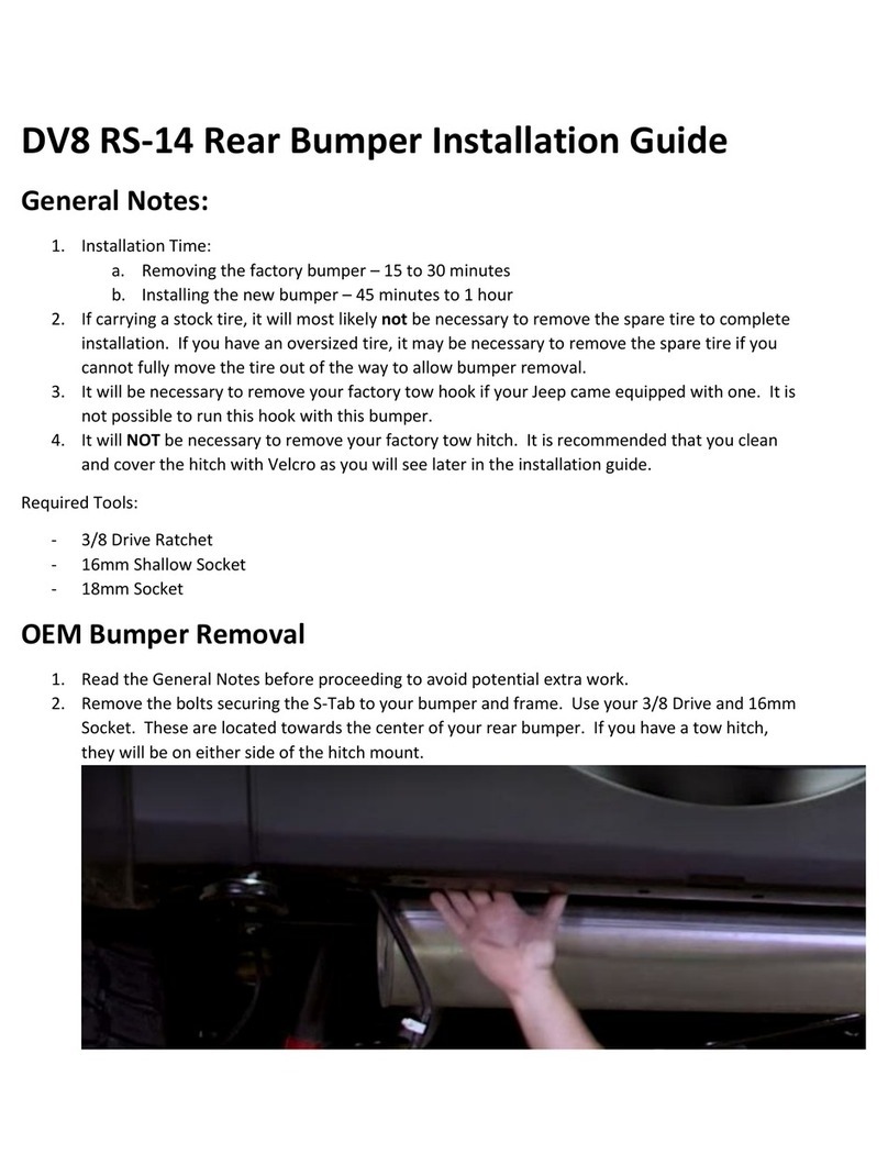 DV8 RS-14 User manual