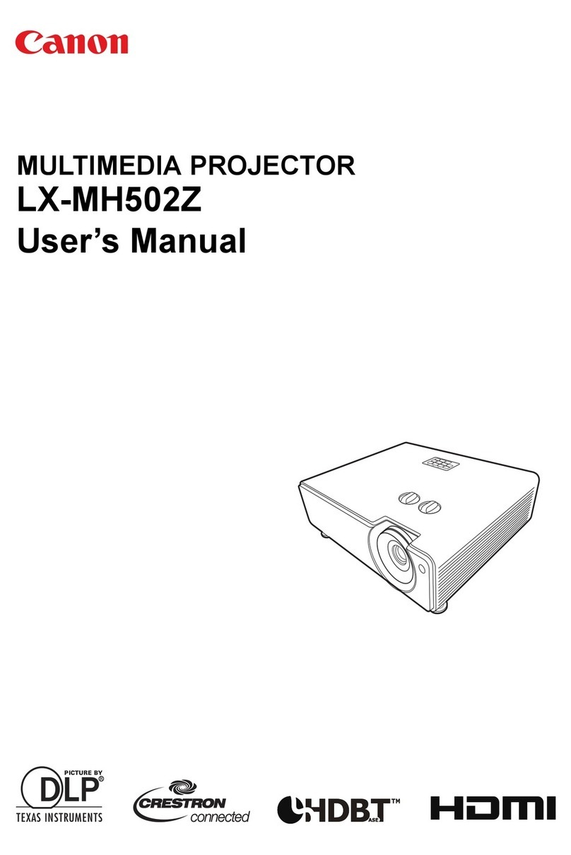 Canon LX-MH502Z User manual