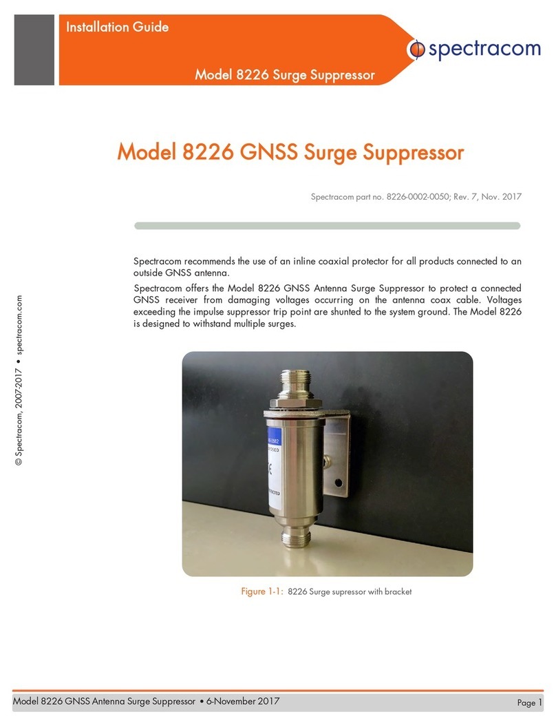 Spectracom 8226 Installation guides