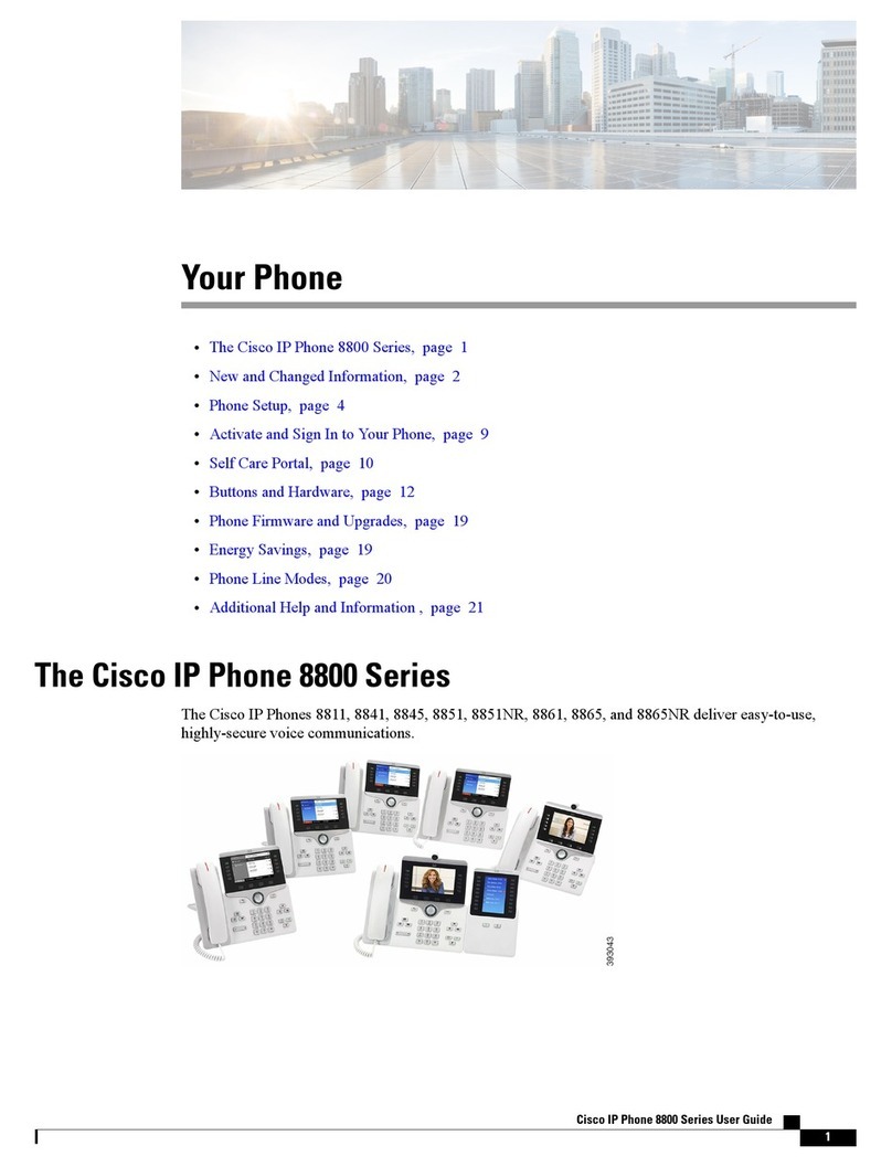 Cisco 8811 User manual