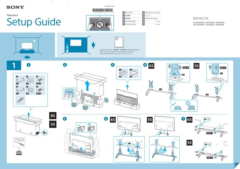 Sony Bravia KD-65X7007E User manual