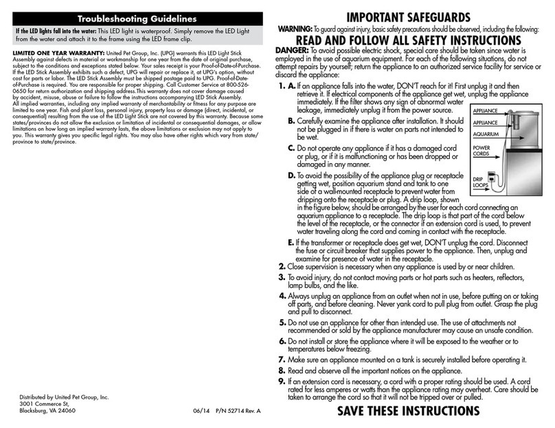 Tetra ColorFusion Lighting Instruction Manual