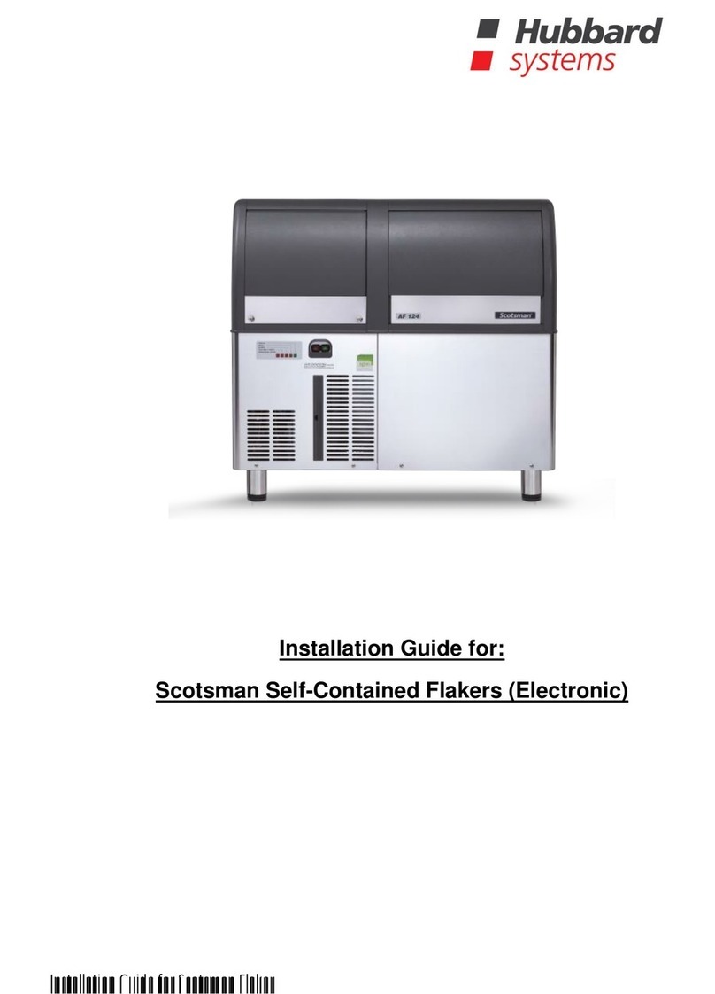 Hubbard Systems Scotsman AF 124 installation guide