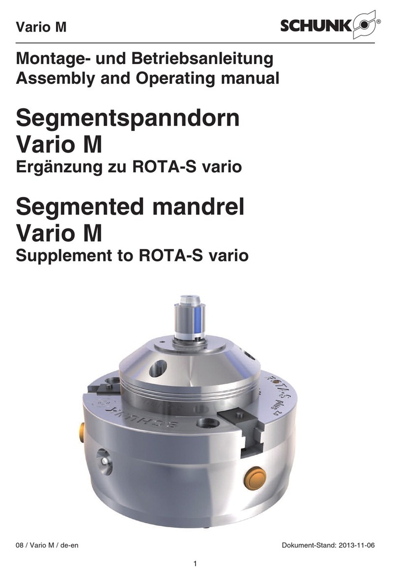 SCHUNK Vario M Assembly and operating manual