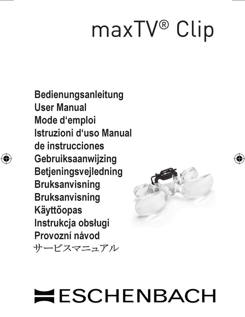 Eschenbach maxTV Clip user manual Eschenbach maxTV Clip user manual