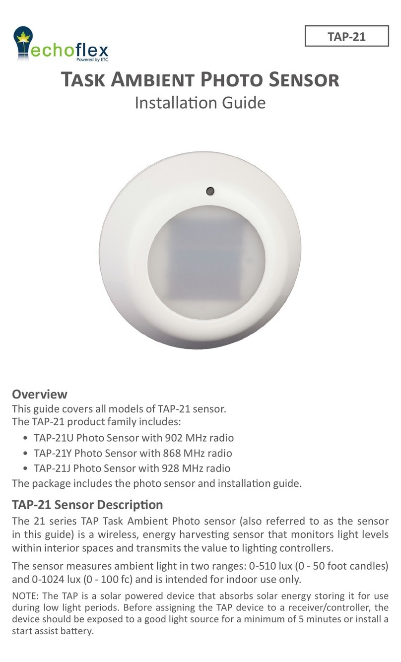 echoflex TAP-21 Series installation guide