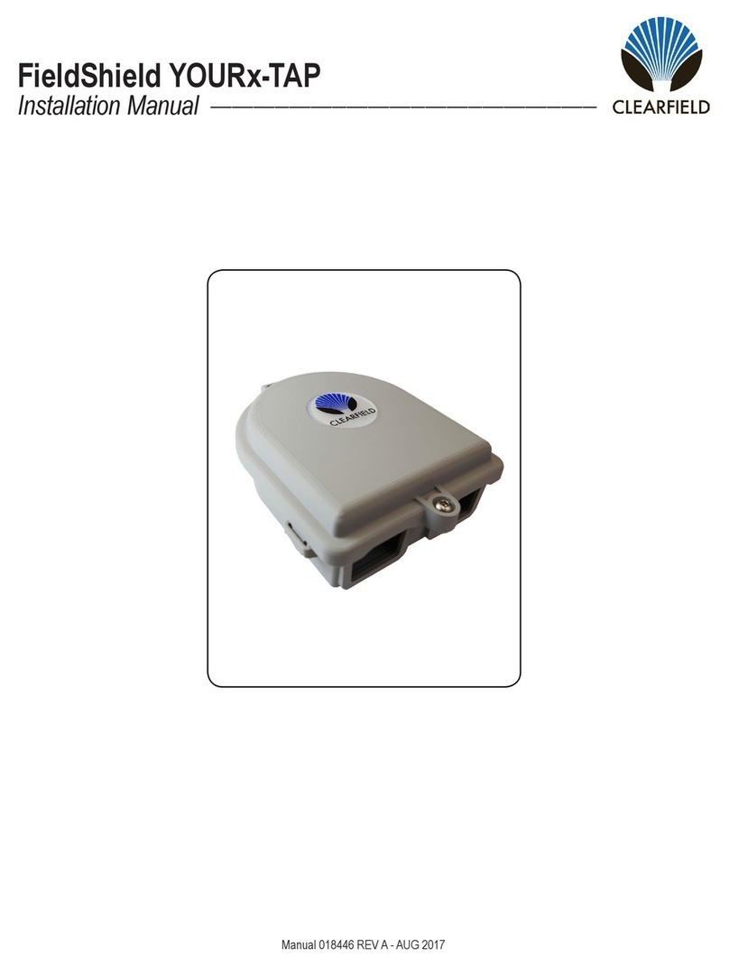 Clearfield FieldShield YOURx-TAP User manual