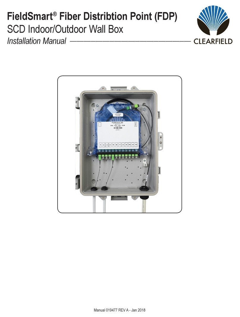 Clearfield FieldSmart SCD installation manual Clearfield FieldSmart SCD installation manual