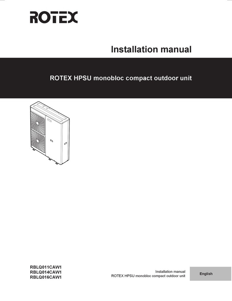Rotex RBLQ011CAW1 User manual