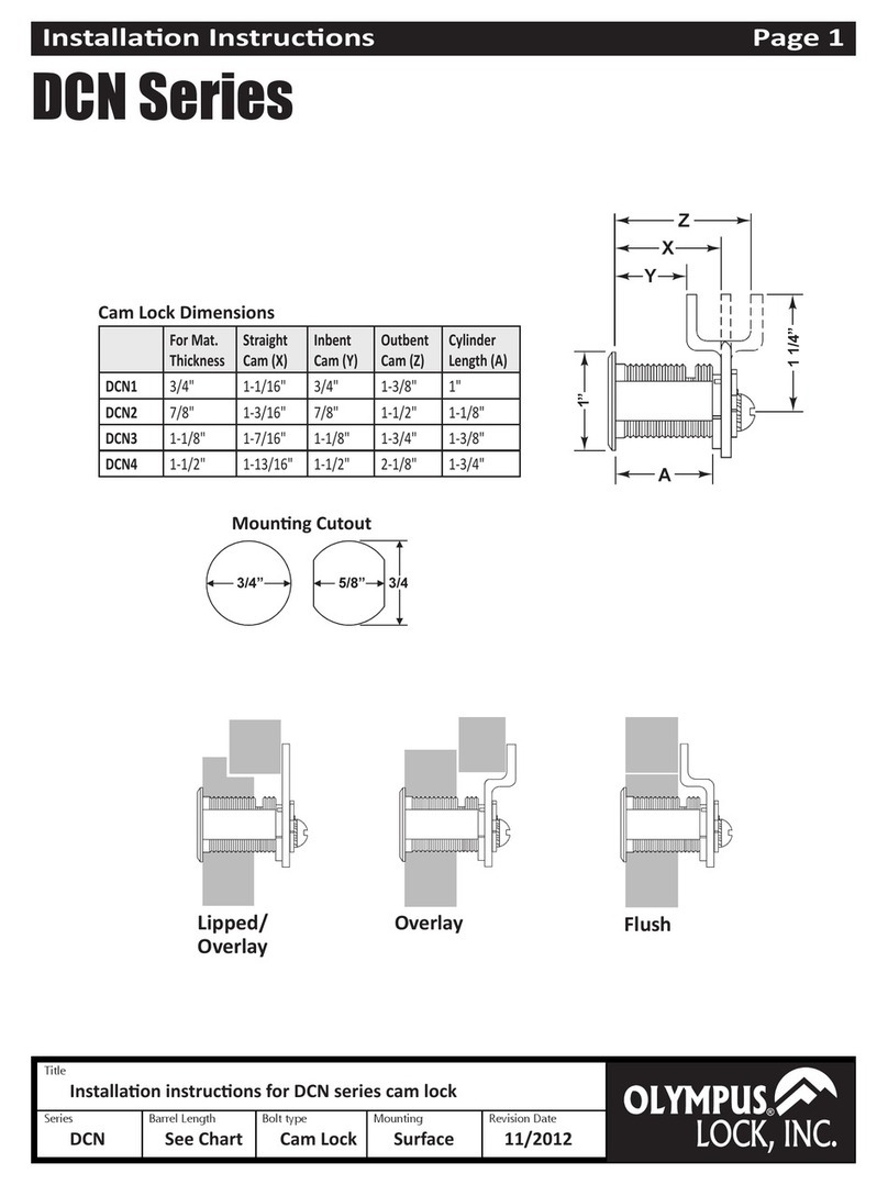 Olympus DCN Series installation instructions