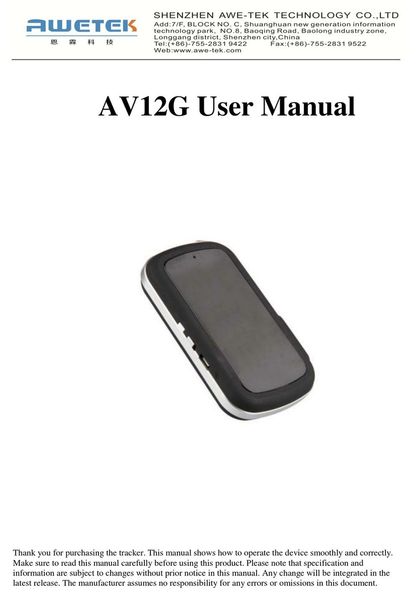 Awetek AV12G user manual