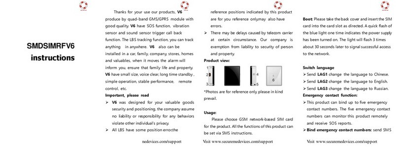 Secure Me V6 instructions Secure Me V6 instructions