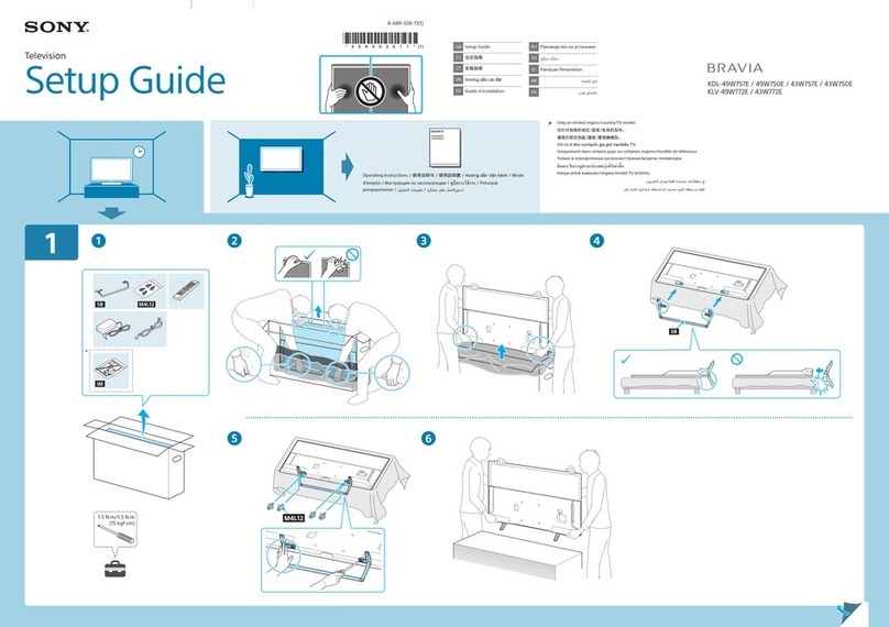 Sony BRAVIA KDL-49W757E User manual