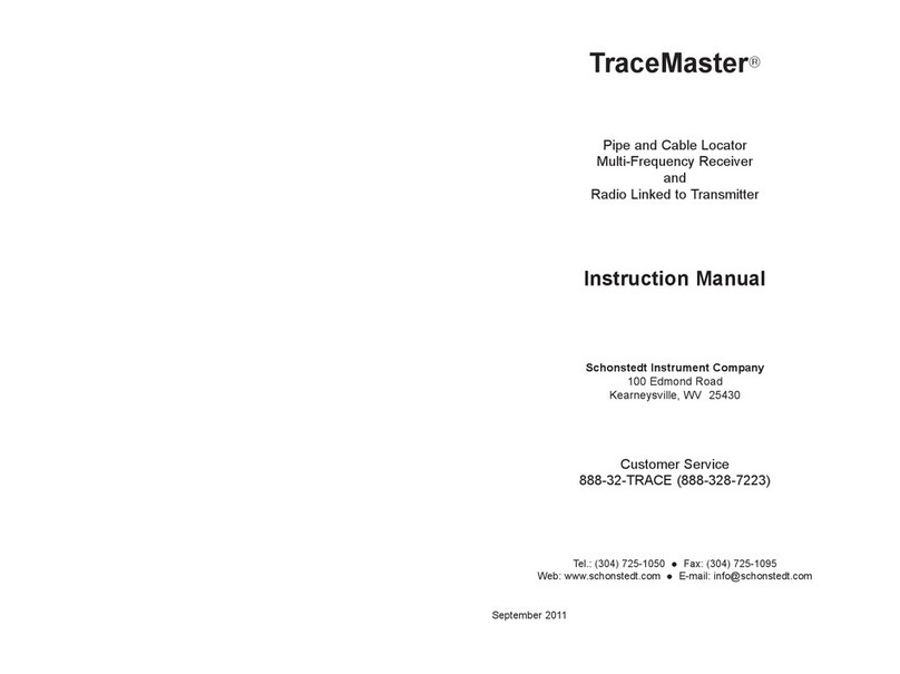Schonstedt Instrument TraceMaster User manual Schonstedt Instrument TraceMaster User manual