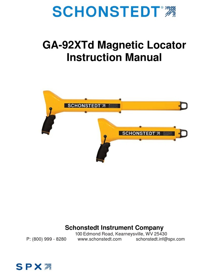 Schonstedt Instrument GA-92XTd User manual Schonstedt Instrument GA-92XTd User manual