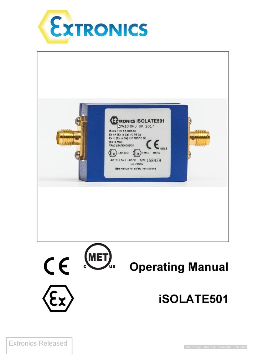 extronics iSOLATE501 User manual