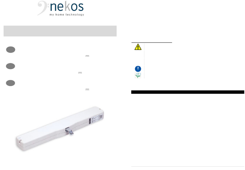 nekos KATO 253 instruction manual