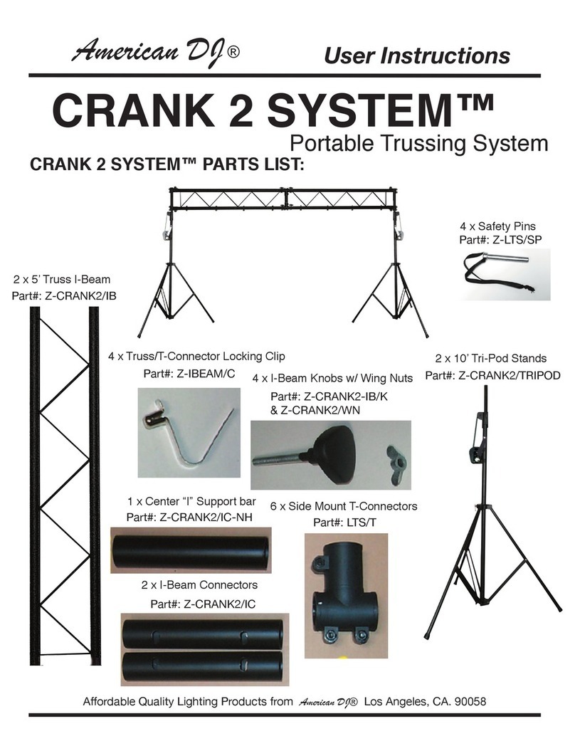 American DJ Crank 2 User manual