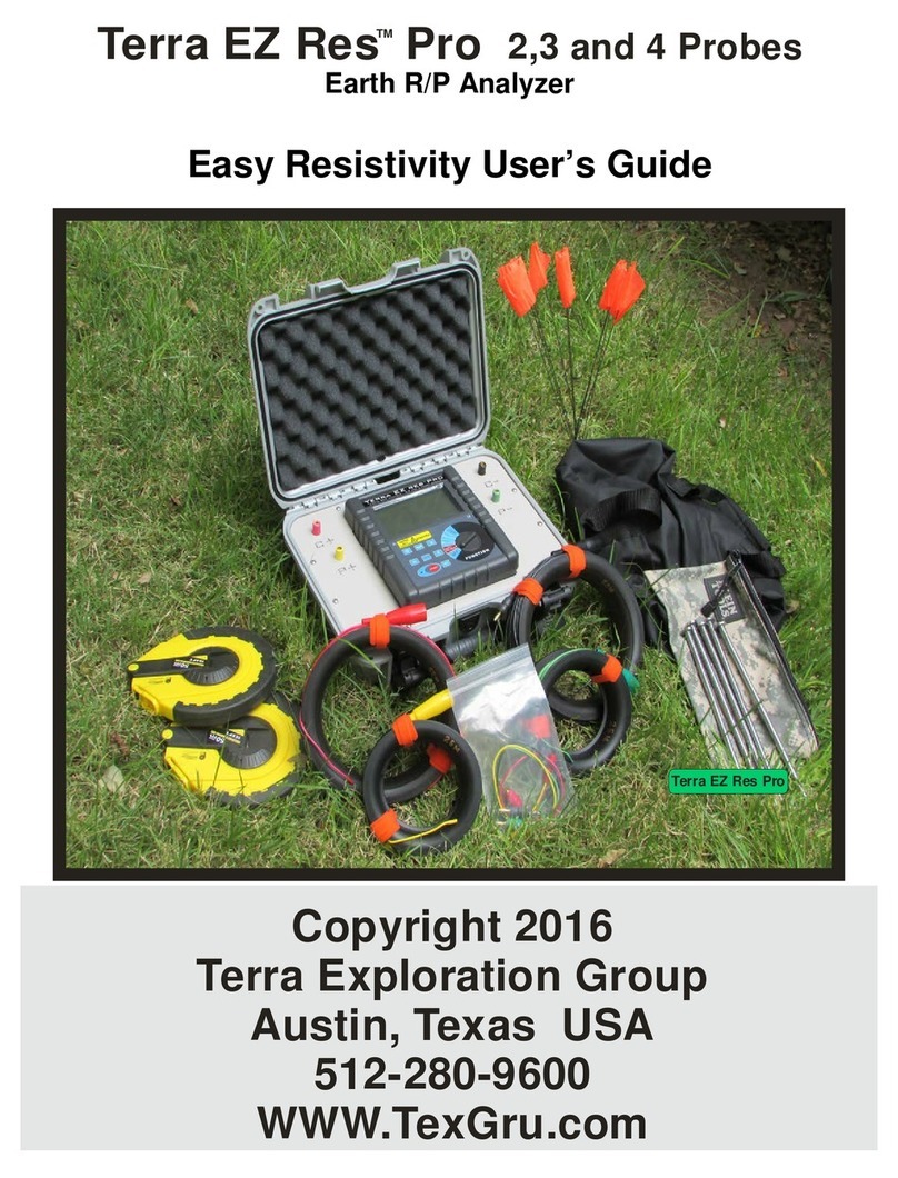 Terra Exploration Group EZ Res Pro User manual