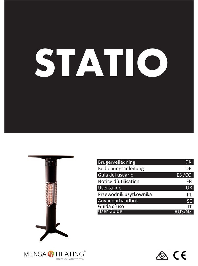 MENSA HEATING STATIO user guide
