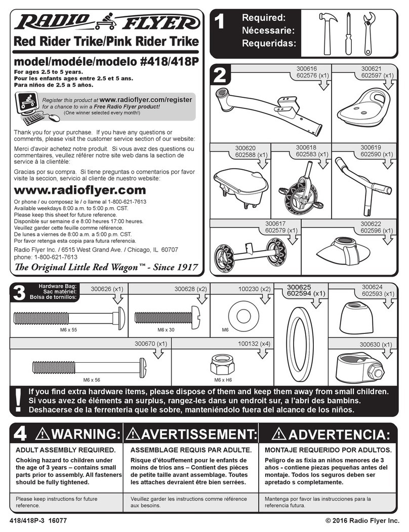 Radio Flyer 418 manual