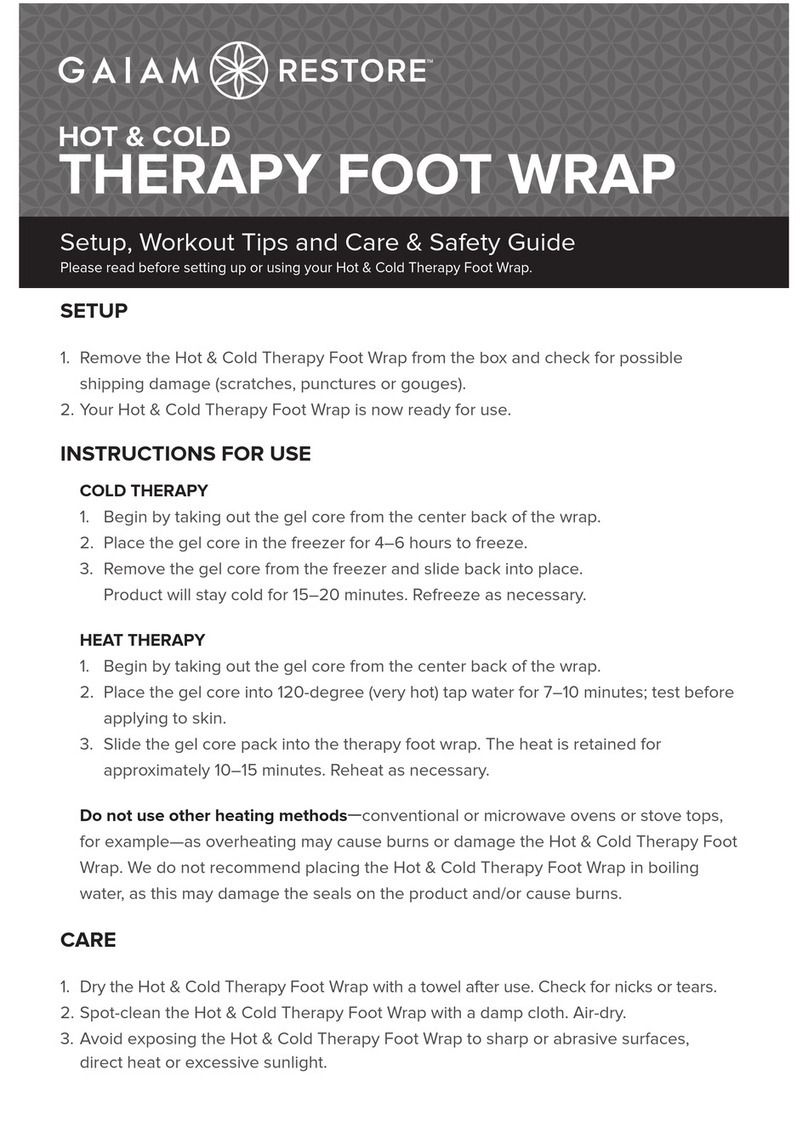 Gaiam restore 05-62932 Instructions for use