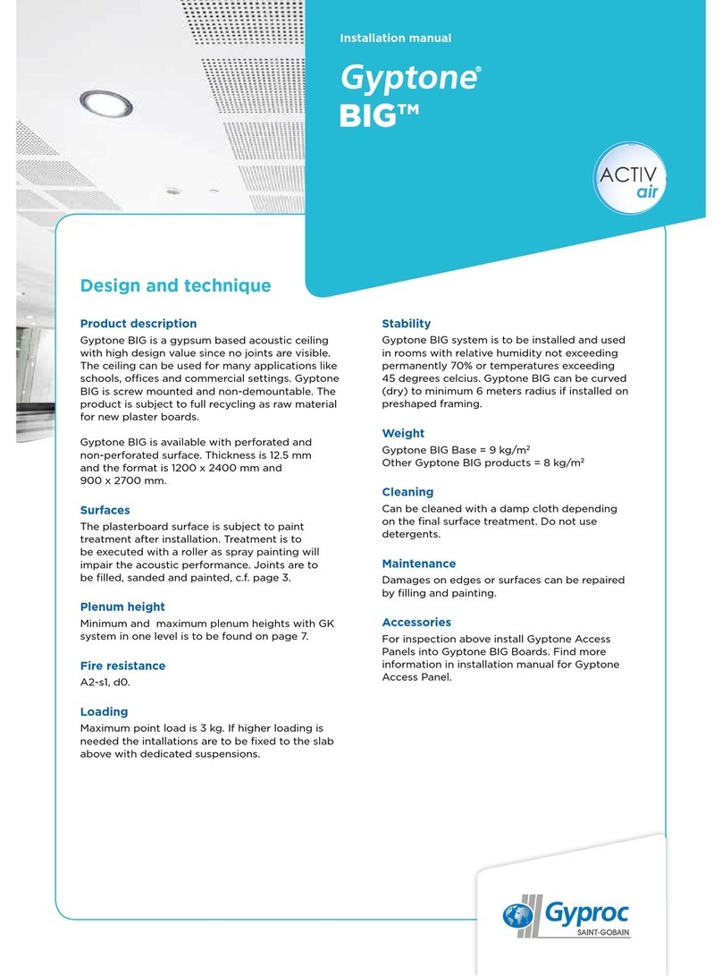 Gyptone BIG installation manual Gyptone BIG installation manual
